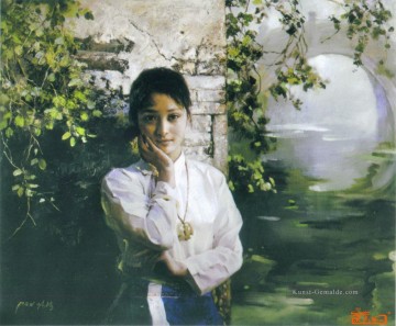Chinesische Mädchen Werke - zg053cD152 Chinesischer Maler Chen Yifei